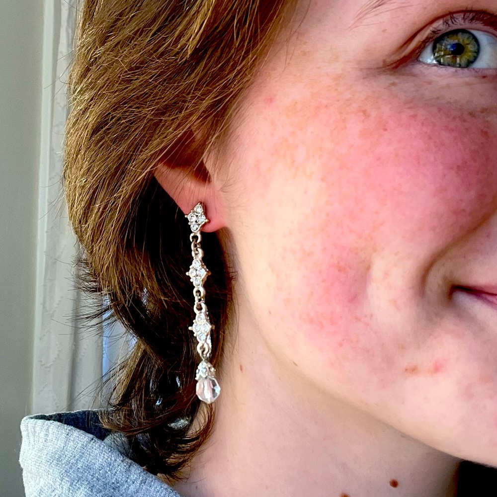 Rhinestone earrings